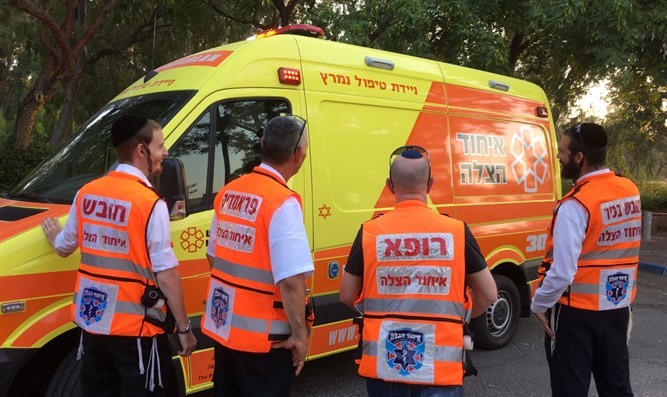 Paramédico de United Hatzalah salva en vivo a una niña de 4 años