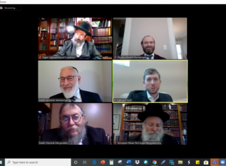 <strong>Estudio de Torá.</strong> La Comisión Daf Yomi de Agudath Israel reúne a cientos de Daf Yomi Maggidei Shiur en una Asifa virtual