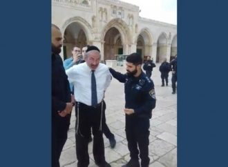 Guías y activistas judíos arrestados y expulsados ​​del Monte del Templo por la policía israelí