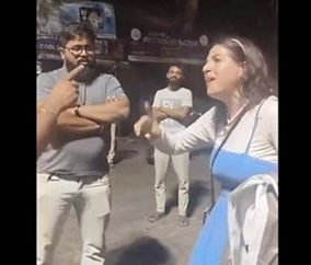 La policía india arresta a dos mujeres judías por derribar un cartel pro-Hamas