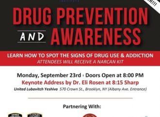 <strong>Lunes por la noche en Brooklyn.</strong> Evento de conciencia y prevención de drogas