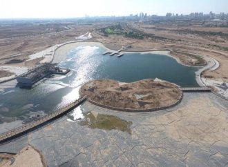 <strong>Nueva atracción.</strong> Se inauguró el segundo lago más grande de Israel en… Beersheba