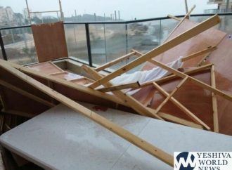 <strong>En Israel.</strong> Cientos de Sucot destruidas por una terrible tormenta