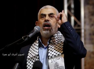 <strong>Yahya Sinwar, líder del Hamas.</strong> Hamas amenaza con bañar a Israel con cohetes durante 6 meses