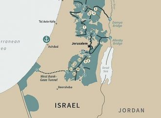 <strong>Primera vez en la historia.</strong> Trump propone un mapa de las fronteras permanentes israelí-palestinas