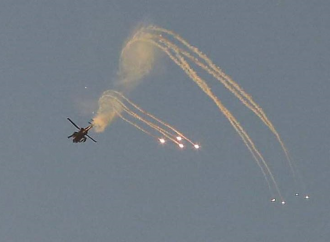 <strong>Tras disparos de cohetes.</strong> La Fuerza Aérea israelí lanza ataque contra Hamas