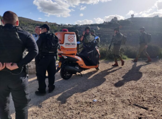 <strong>Tercer ataque terrorista del día.</strong> Soldado de las FDI herido en la región de Binyamin