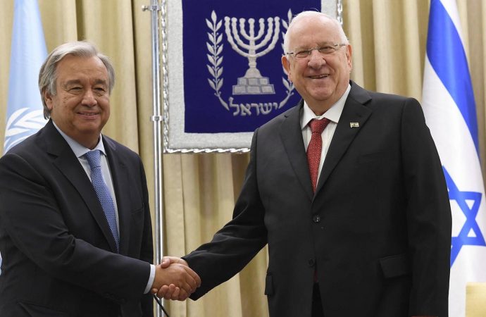 El Congreso Judío Mundial honra al jefe de la ONU Antonio Guterres