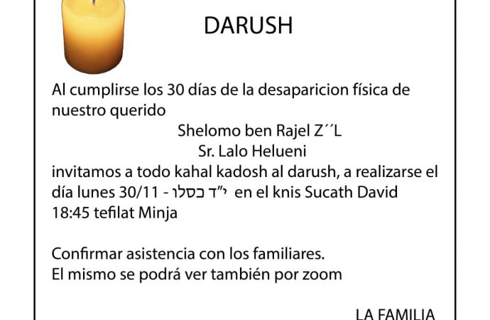 Darush Lalo Helueni z’l