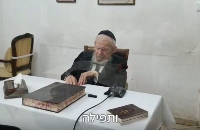 Harav Gershon Edelstein, Shlita, insta a rezar por los afectados por COVID