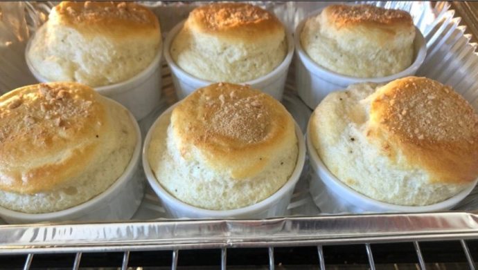 Receta de soufflé de queso sin gluten y sin queso