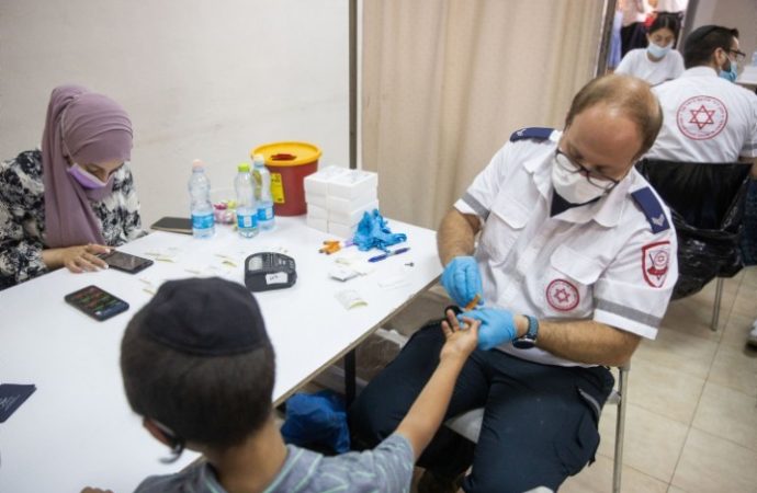 Maguén David Adom (MDA) comienza la prueba serológica para Covid en niños de 3 a 12 años