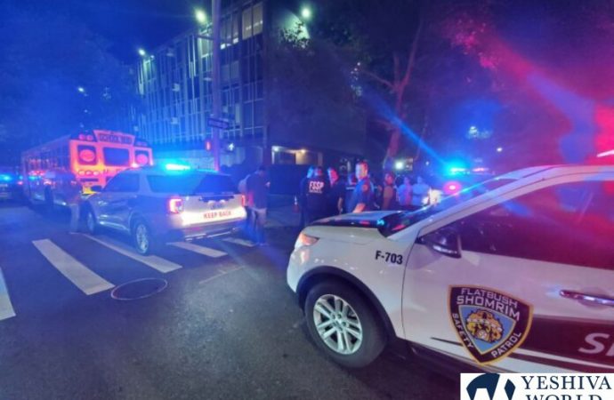 Mujer que grita insultos antisemitas enciende fuego en la calle frente a Yeshiva de Flatbush en Ave J (VIDEOS Y FOTOS)