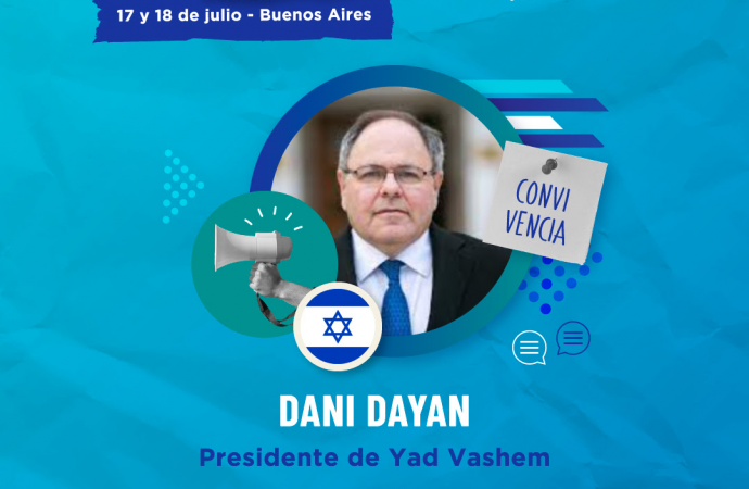 Dani Dayan será el orador principal del Foro de Combate al Antisemitismo en Buenos Aires