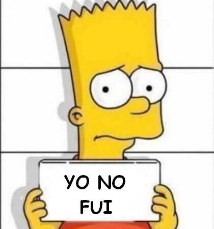 La excusa más antigua del mundo