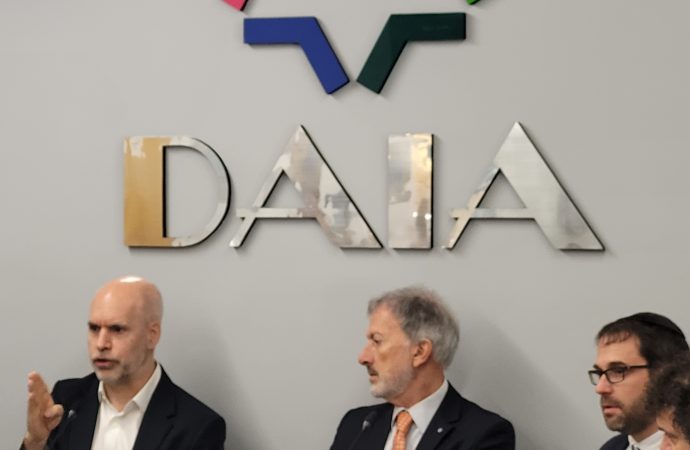 Horacio Rodríguez Larreta en la DAIA