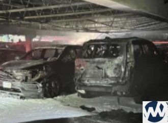 <strong>Stamford Connecticut.</strong> Más de una docena de vehículos se queman en el programa Pésaj y 1,000 invitados son evacuados del hotel