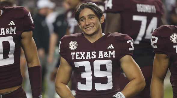 Sam Salz, de Texas A&M: su primera experiencia en fútbol universitario y la oportunidad de inspirar a sus compañeros judíos ortodoxos