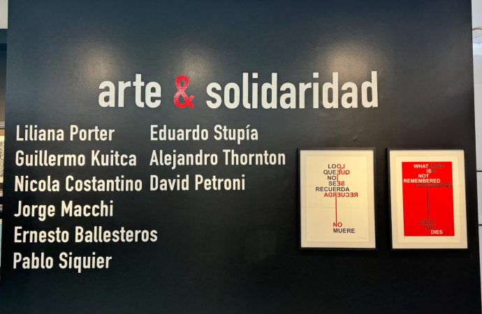 Arte y Solidaridad, la nueva muestra del Espacio de Arte AMIA