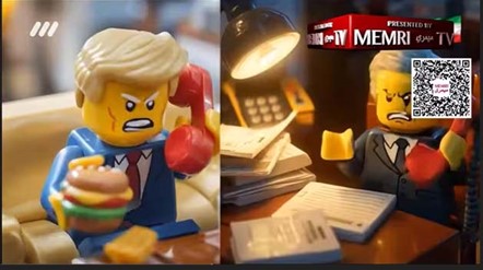 La televisión estatal iraní emite una animación al estilo Lego que proclama la victoria sobre Israel