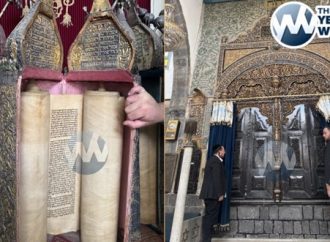 <strong>Siria.</strong> Rezo judío en la sinagoga central de Damasco por primera vez desde 2011