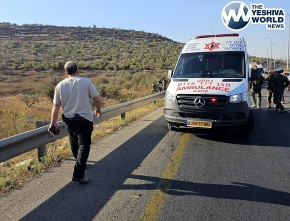 Atentado terrorista: Una persona gravemente herida en ataque en Shomron