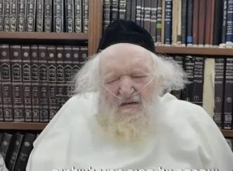 Entre lágrimas, HaRav Shternbuch advierte: “Hermanos en el extranjero, no se queden callados”