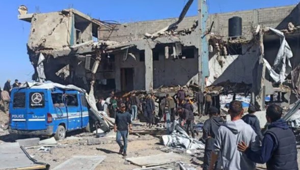 Las Fuerzas de Defensa de Israel (FDI) llevan a cabo una oleada de ataques en Gaza tras las violaciones del alto el fuego por parte de Hamás