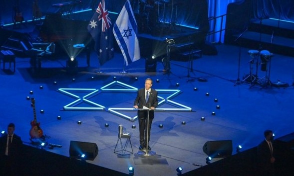 La policía de Sídney dispersa a multitudes pro-Hamás durante la visita del presidente Herzog