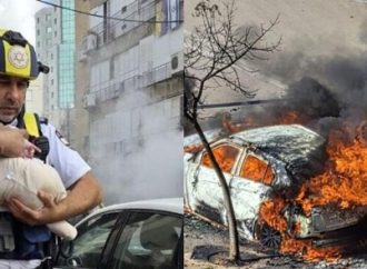 13 personas resultaron levemente heridas por misiles de racimo, con impactos directos en Bnei Brak y Pétaj Tikva