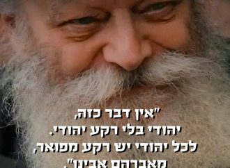 El Rebe de Lubavitch nos recuerda cuáles son nuestras raíces