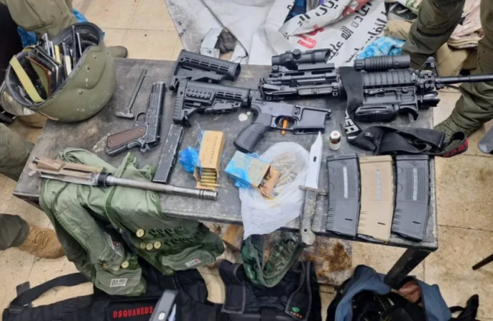 Esfuerzos contra el terrorismo: Las FDI incautan más de 240 armas en Judea y Samaria desde principios de 2026