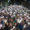 “La memoria no pasa de moda”: Emotivo acto de jóvenes para exigir justicia
