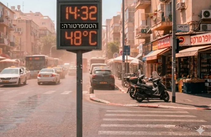 Ola de calor extremo azota Israel: el Ministerio de Salud emite una alerta pública