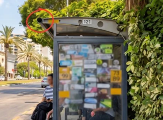 Israel inaugura su primera parada de autobús con aire acondicionado