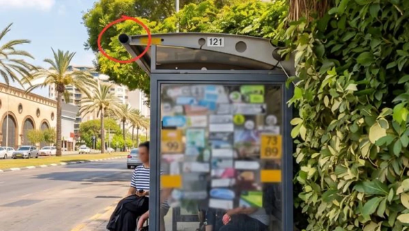 Israel inaugura su primera parada de autobús con aire acondicionado