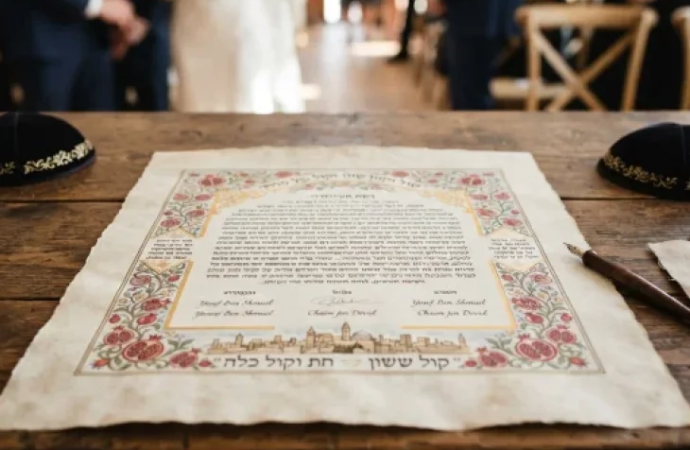 El Gran Rabinato de Israel establece límites a las cantidades de la ketubá (contrato matrimonial judío)