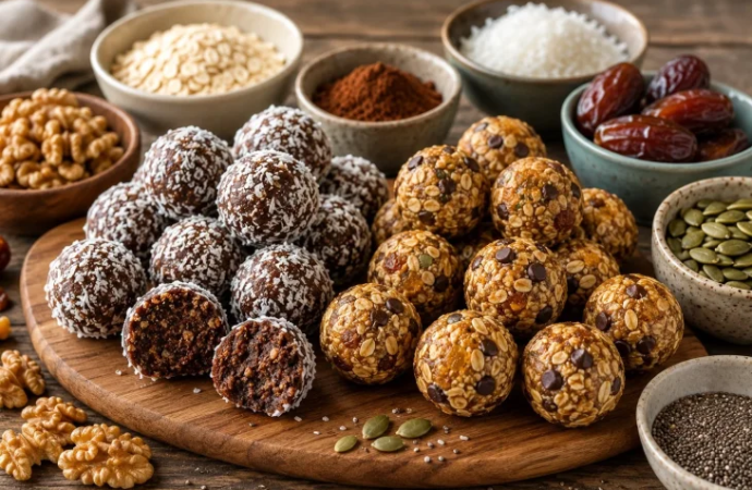 Bolitas energéticas caseras y saludables: Deliciosos bocadillos que estimulan la mente y que encantarán a toda la familia
