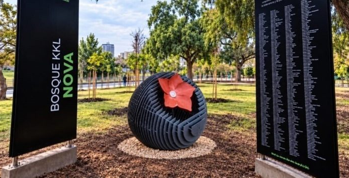 Presencia de AMIA en la inauguración del “Bosque KKL Nova” en Mendoza, Argentina