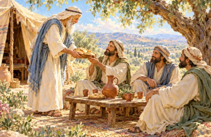 Lo que Abraham enseñó a los ángeles