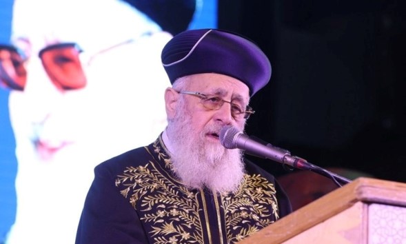 El rabino Itzjak Yosef afirma que garantizar el estatus de los estudiantes de yeshivá debe ser la prioridad