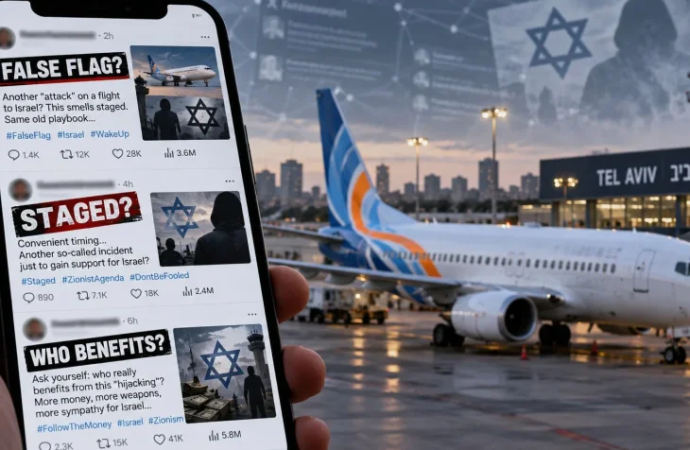 Las acusaciones antisemitas sobre la conspiración de Flydubai acumulan casi 86 millones de visitas en cuatro días